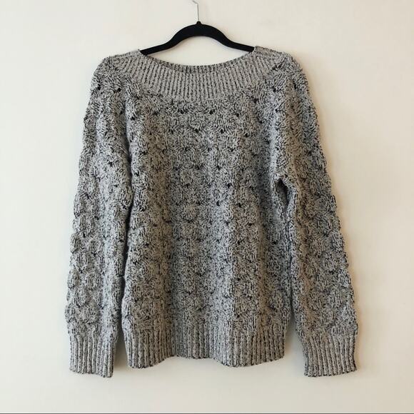 J Brand Camelia Melange Textured Knit Sweater - Picture 6 of 9